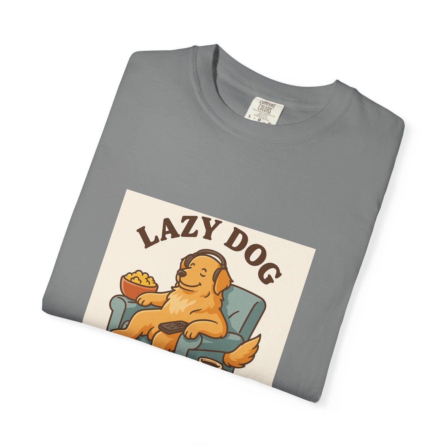 Lazy Dog Club Unisex T-Shirt - Comfy Casual Wear for Pet Lovers, Funny Dog Shirt, Gift for Dog Owners, Relaxed Fit Tee