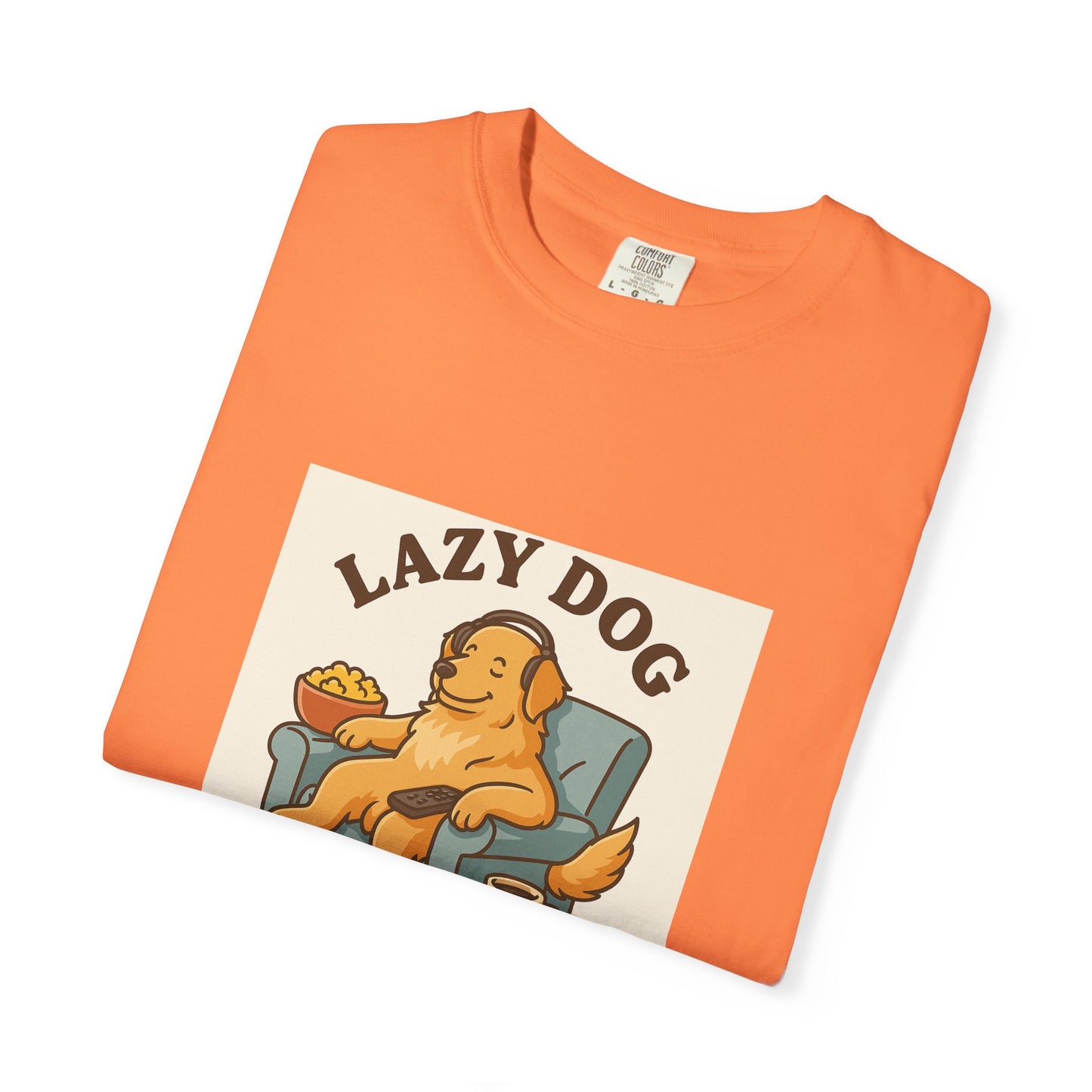 Lazy Dog Club Unisex T-Shirt - Comfy Casual Wear for Pet Lovers, Funny Dog Shirt, Gift for Dog Owners, Relaxed Fit Tee
