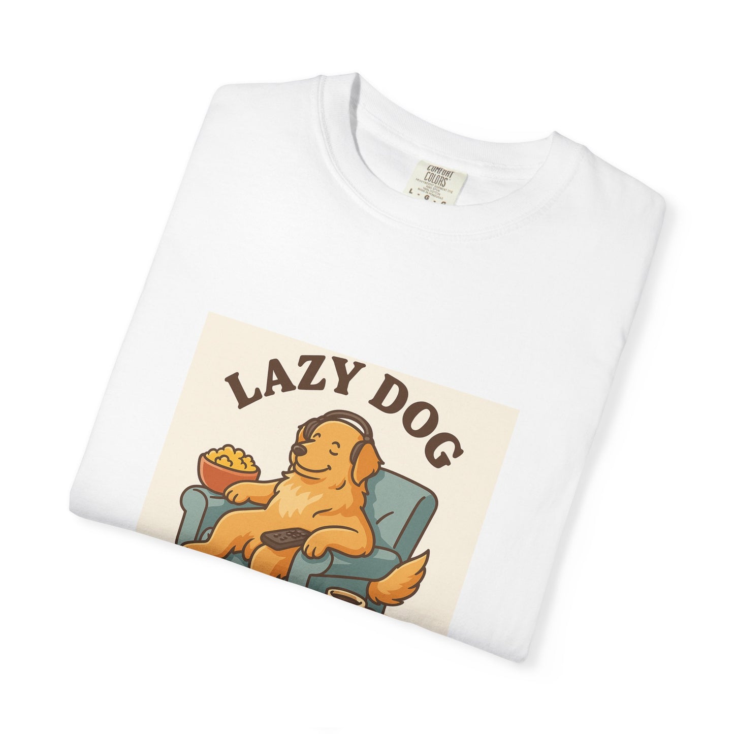 Lazy Dog Club Unisex T-Shirt - Comfy Casual Wear for Pet Lovers, Funny Dog Shirt, Gift for Dog Owners, Relaxed Fit Tee