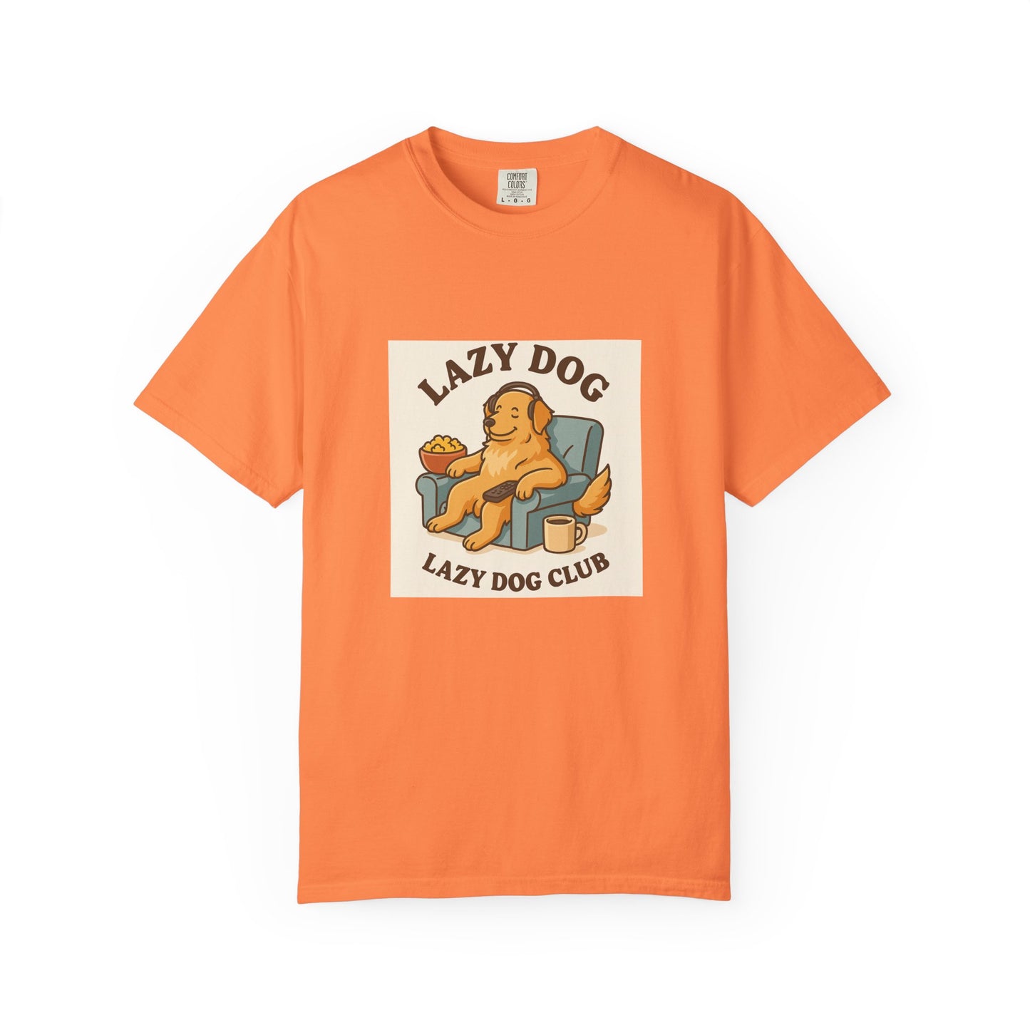 Lazy Dog Club Unisex T-Shirt - Comfy Casual Wear for Pet Lovers, Funny Dog Shirt, Gift for Dog Owners, Relaxed Fit Tee