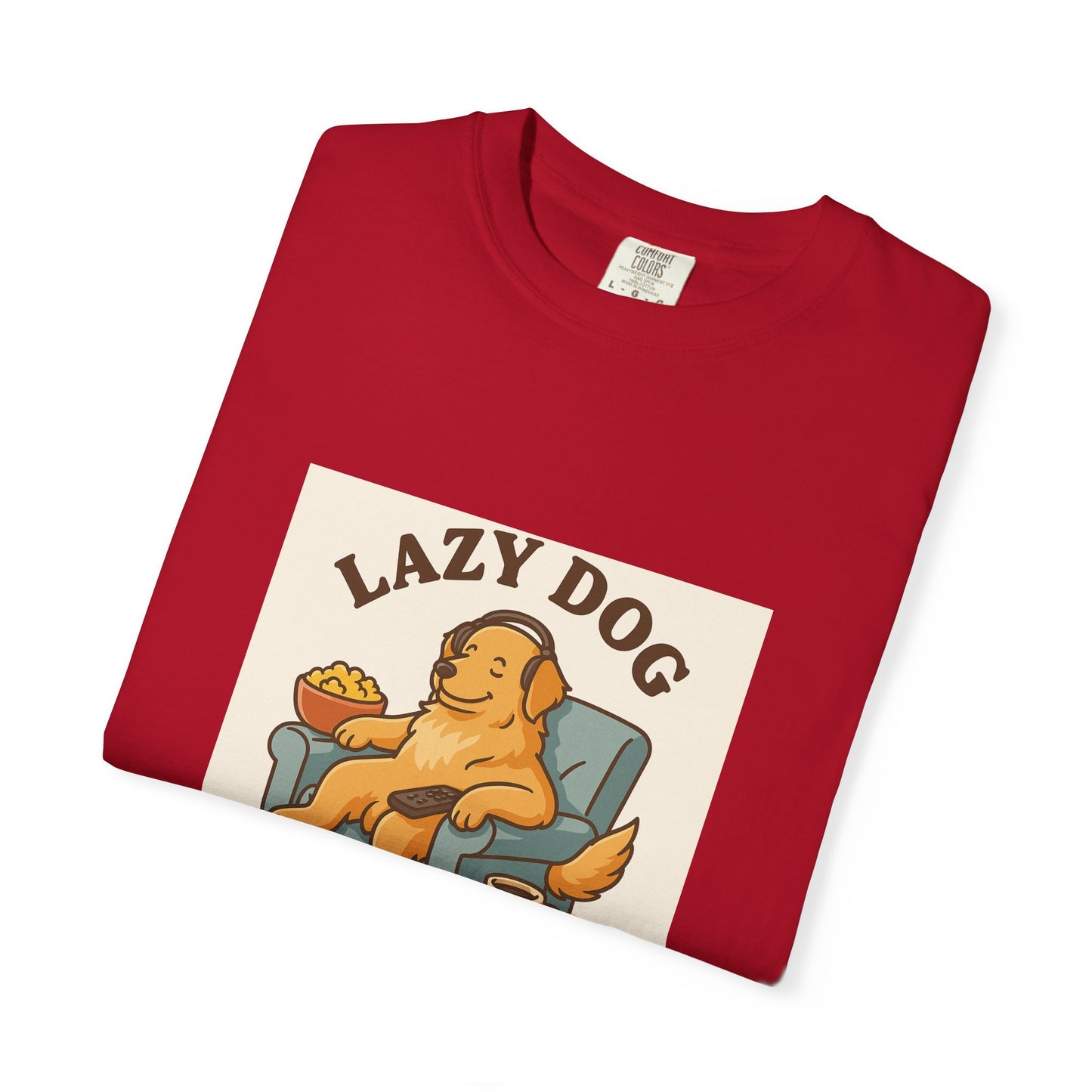 Lazy Dog Club Unisex T-Shirt - Comfy Casual Wear for Pet Lovers, Funny Dog Shirt, Gift for Dog Owners, Relaxed Fit Tee