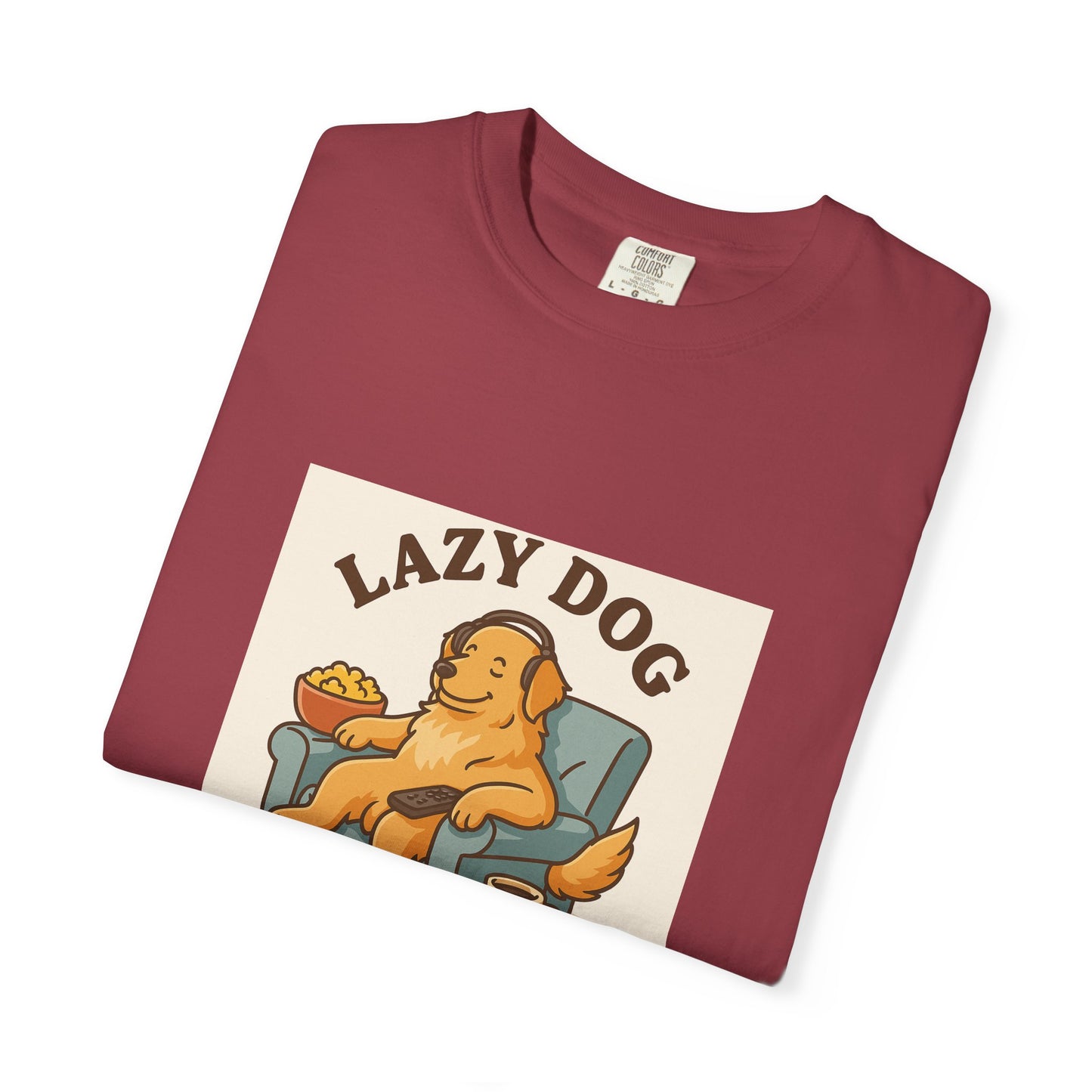 Lazy Dog Club Unisex T-Shirt - Comfy Casual Wear for Pet Lovers, Funny Dog Shirt, Gift for Dog Owners, Relaxed Fit Tee