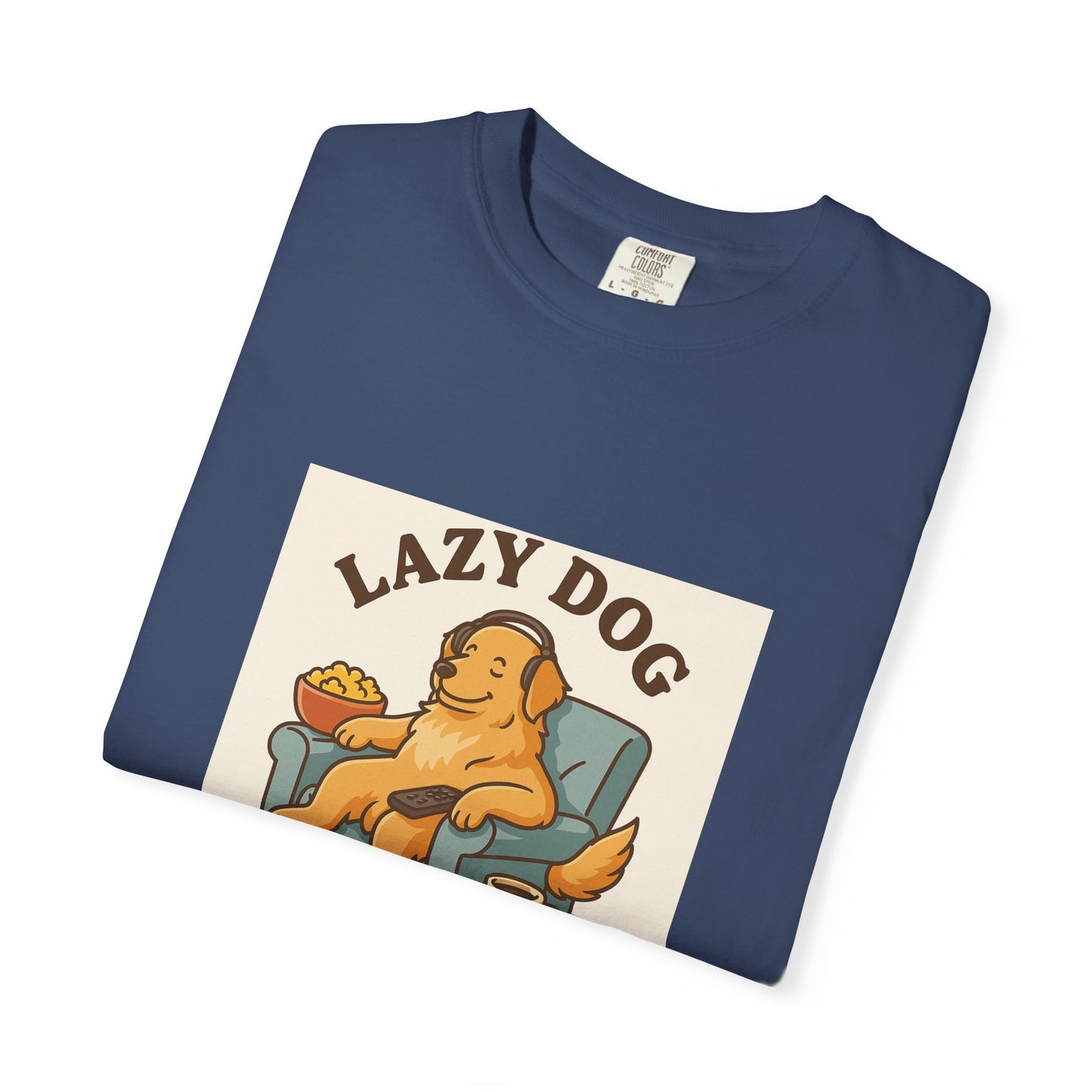 Lazy Dog Club Unisex T-Shirt - Comfy Casual Wear for Pet Lovers, Funny Dog Shirt, Gift for Dog Owners, Relaxed Fit Tee