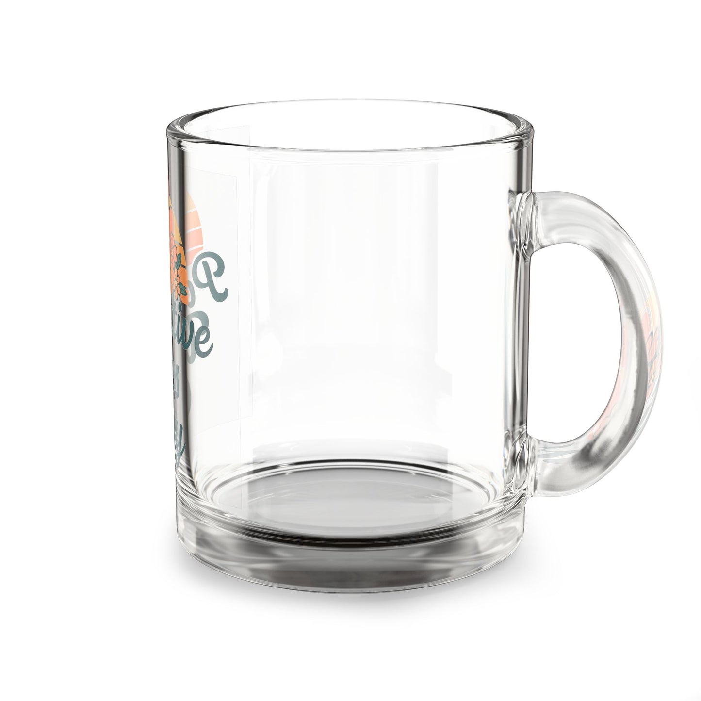 Pawsitive Vibes Only Glass Mug, Coffee Cup, Pet Lover Gift, Cute Mug for Dog Owners, Inspirational Drinkware, Gift for Animal Lovers