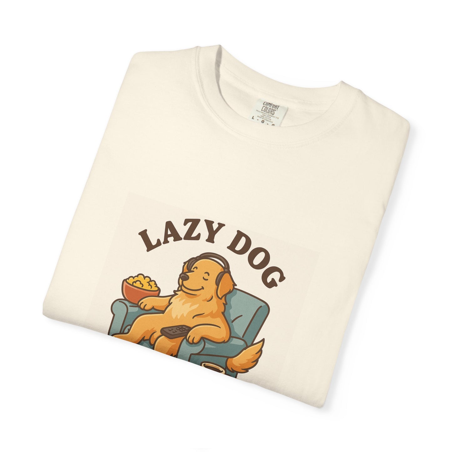 Lazy Dog Club Unisex T-Shirt - Comfy Casual Wear for Pet Lovers, Funny Dog Shirt, Gift for Dog Owners, Relaxed Fit Tee