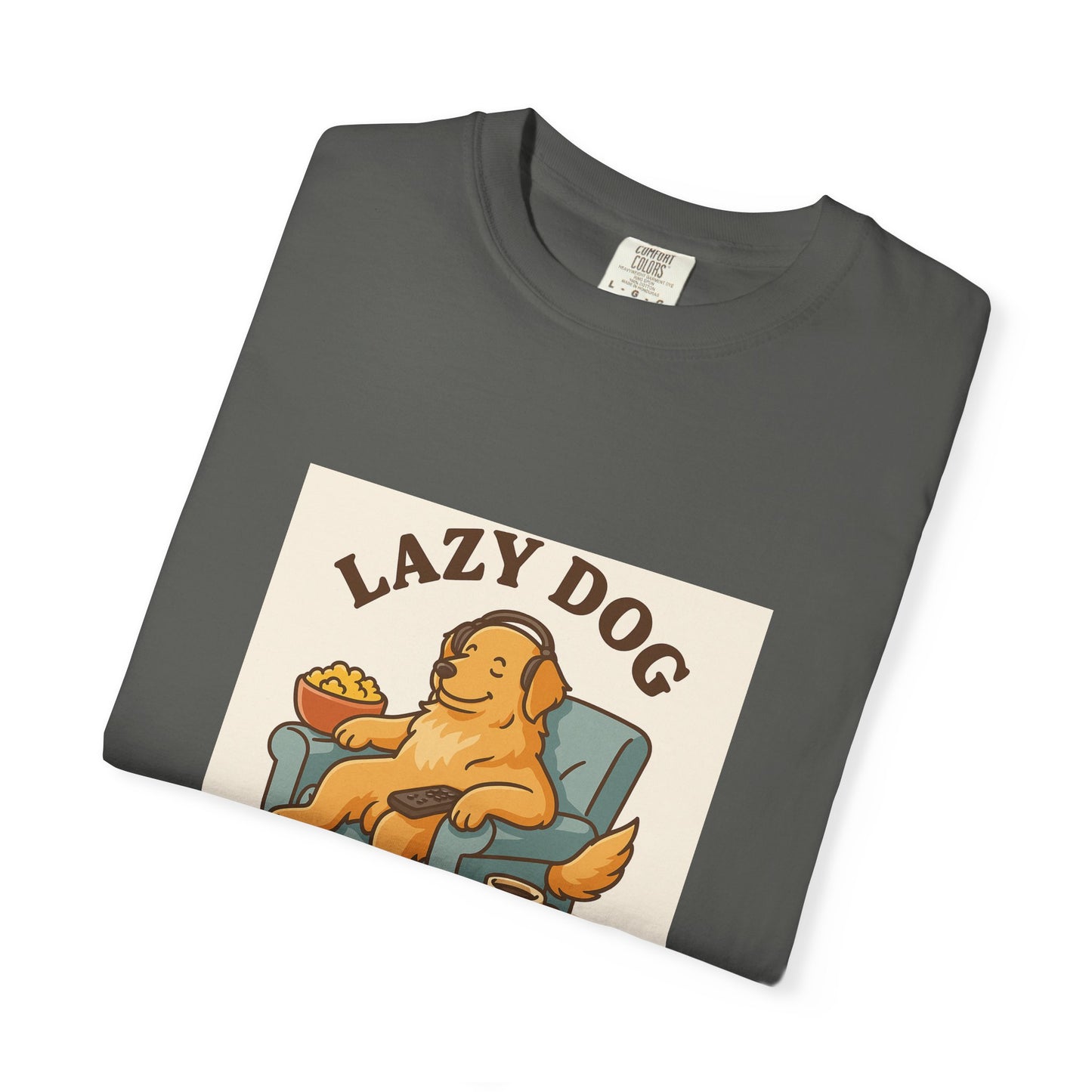 Lazy Dog Club Unisex T-Shirt - Comfy Casual Wear for Pet Lovers, Funny Dog Shirt, Gift for Dog Owners, Relaxed Fit Tee