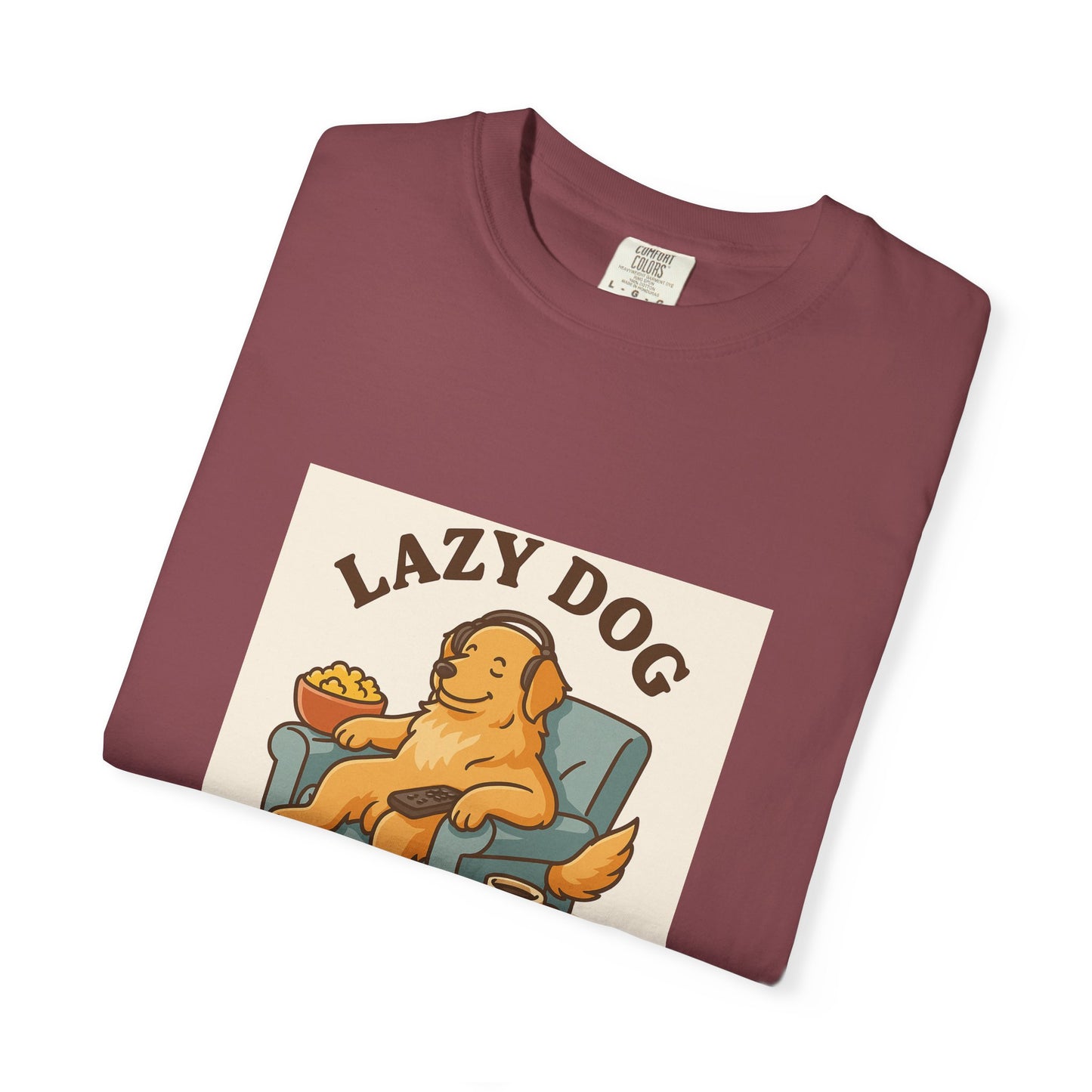 Lazy Dog Club Unisex T-Shirt - Comfy Casual Wear for Pet Lovers, Funny Dog Shirt, Gift for Dog Owners, Relaxed Fit Tee