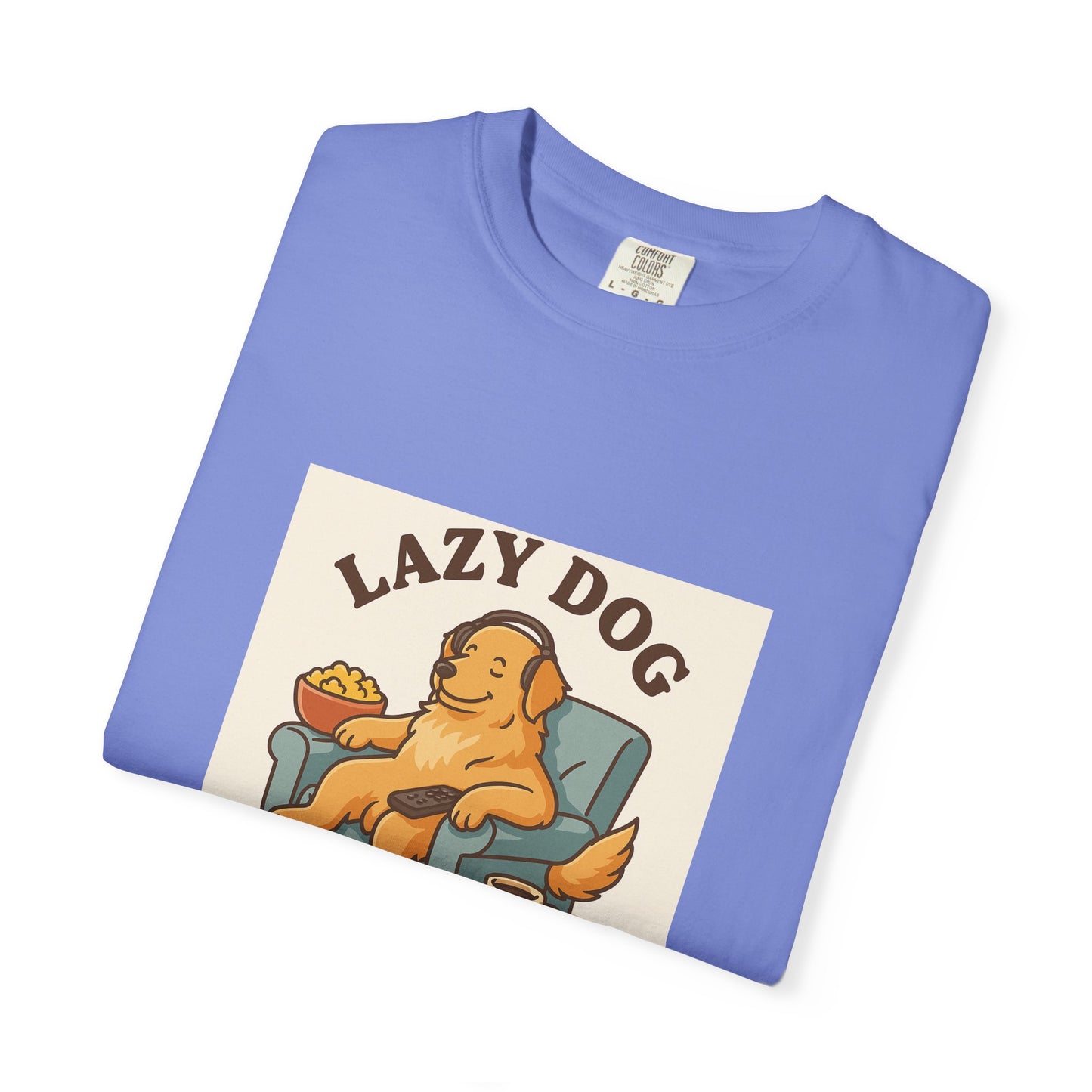 Lazy Dog Club Unisex T-Shirt - Comfy Casual Wear for Pet Lovers, Funny Dog Shirt, Gift for Dog Owners, Relaxed Fit Tee