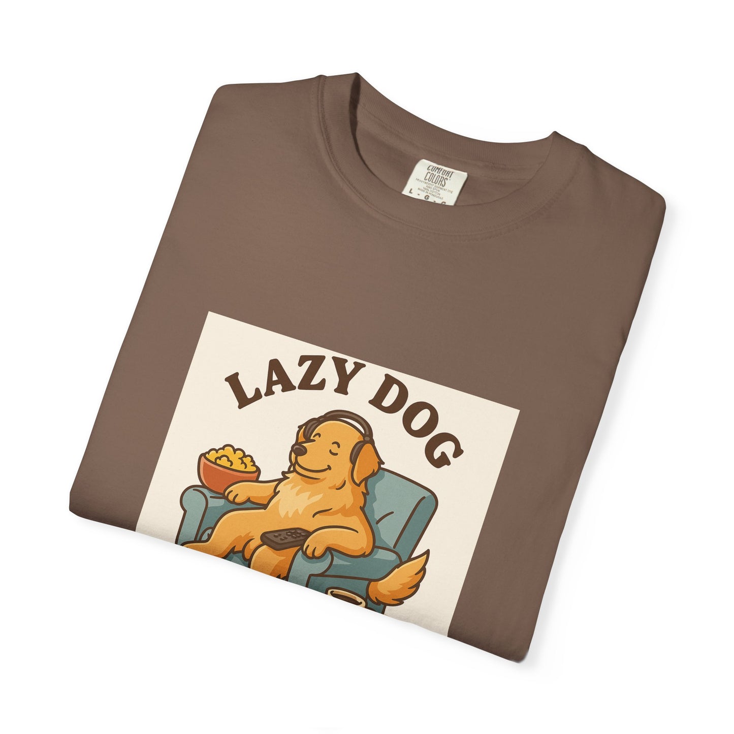 Lazy Dog Club Unisex T-Shirt - Comfy Casual Wear for Pet Lovers, Funny Dog Shirt, Gift for Dog Owners, Relaxed Fit Tee