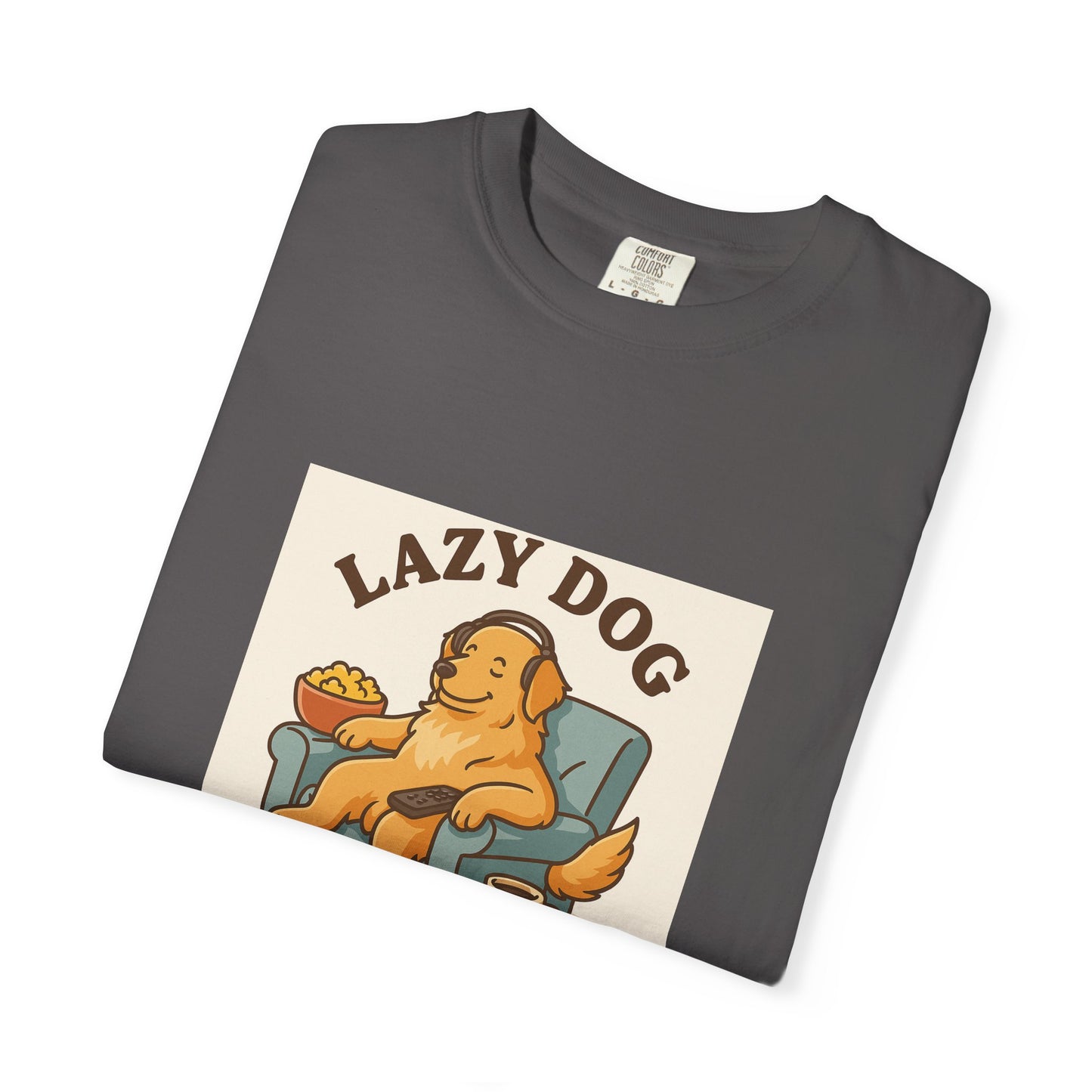 Lazy Dog Club Unisex T-Shirt - Comfy Casual Wear for Pet Lovers, Funny Dog Shirt, Gift for Dog Owners, Relaxed Fit Tee