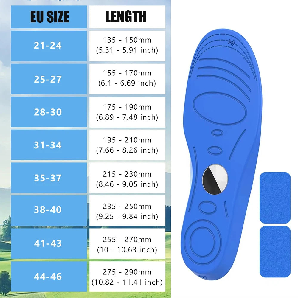 SecureStep™ Airtag Insoles for Comfort Safety™