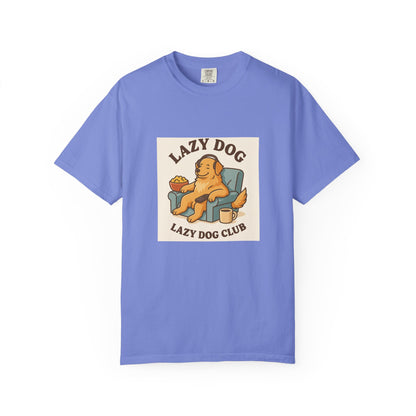Lazy Dog Club Unisex T-Shirt - Comfy Casual Wear for Pet Lovers, Funny Dog Shirt, Gift for Dog Owners, Relaxed Fit Tee